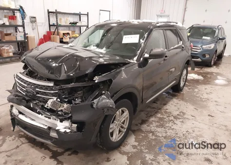 2021 Ford Explorer Xlt z USA, uszkodzony, nr VIN 1FMSK8DH0MGC51692